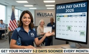 USAA Pay Dates 2026 Early Military Pay, VA Disability Deposits & Retiree Schedule – Get Your Money 1-2 Days Sooner Every Month ragef USAA pay dates 2026 are the most reliable way for active-duty members, retirees, and veterans to receive military pay, retirement checks, and VA disability compensation up to two full business days early. USAA pay dates 2026 work because the bank releases funds the moment it receives the payroll file from DFAS, giving you extra breathing room for bills, rent, groceries, or emergency savings. USAA pay dates 2026 follow the standard 1st and 15th military schedule but with that famous early-credit advantage millions of service families count on every single month. USAA pay dates 2026 also cover VA disability payments on the 1st of the month and retiree pay adjusted for holidays, so your money lands when you need it most. Whether you’re wondering why USAA pay dates 2026 sometimes shift or how to set up direct deposit for maximum speed, this guide breaks down the exact 2026 calendar, real-world tips, and what to do if your deposit is late. USAA pay dates 2026 have become even more important in 2026 with rising living costs and more families relying on that extra day or two. If you bank with USAA, knowing these USAA pay dates 2026 can literally save you from overdraft fees and give you peace of mind all year long. USAA pay dates 2026 are not magic; they exist because USAA has a special arrangement with the Department of Defense that lets them credit accounts early once payroll data is received. Many members say the early deposit feels like a built-in raise every single month.