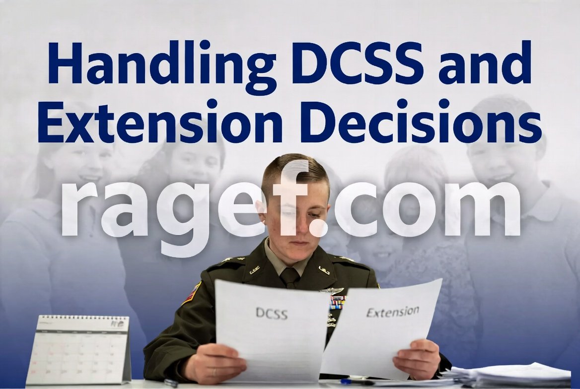 DCSS (Date of Conditional Service Status) is one of the most important dates in your career timeline in 2026. This is the point where the Army decides whether they want to keep you or not.
Key Things to Know:
Your 79S tracks your DCSS closely.
If you’re a solid performer, you’ll usually get a positive DCSS.
Negative DCSS can limit bonuses and assignment choices.
Extensions (12-month, 24-month) are tools you can use strategically.