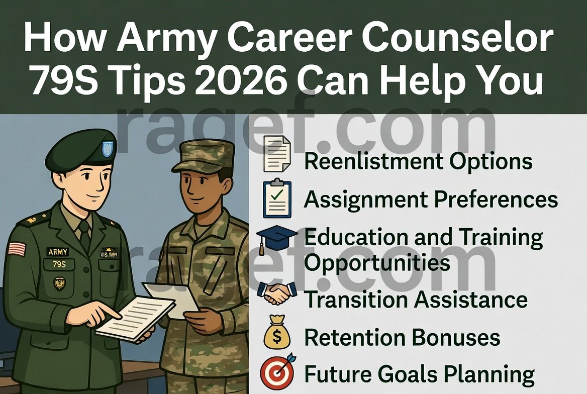 A 79S (Army Career Counselor 79S Tips 2026) Career Counselor isn’t just the person who hands you reenlistment papers—they’re your personal career navigator inside the retention system. In 2026, with HRC pushing more selective bonuses and commanders focusing on high performers, having solid advice from a 79S makes a real difference.
They help you understand your options under AR 601-280, explain the current Selective Retention Bonus (SRB) MILPER messages, and show you how to align your record with what the Army needs right now. Whether you want to stay in your current MOS, reclassify, or move to a high-demand skill, they know the inside track.
From my experience, Soldiers who build a strong relationship with their 79S early (around the 15-month mark before ETS) get better assignments, bigger bonuses when eligible, and fewer surprises at reenlistment time. Don’t wait until you’re at 90 days out—by then many good options are off the table.
