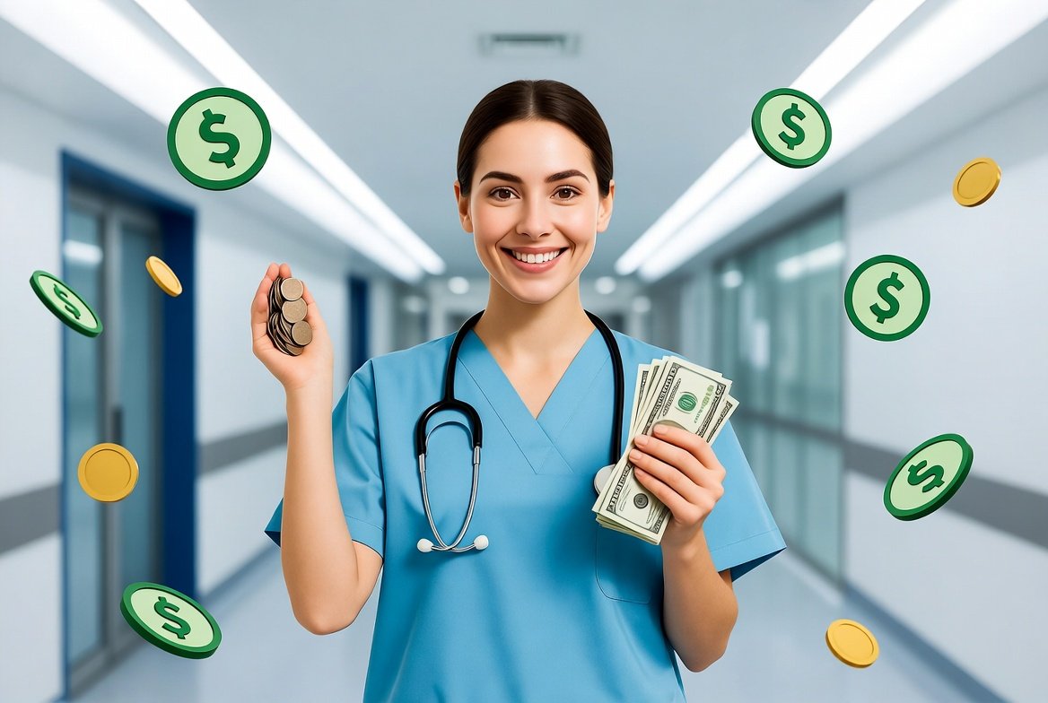 If you’re a hardworking nurse in the USA and you want to earn more money as a nurse in 2026, you’re in the right place. Many RNs and NPs are tired of living paycheck to paycheck despite their important work. The good news is that earning more money as a nurse has become much easier with flexible side hustles that fit around your schedule. Earning more money as a nurse doesn’t mean burning out with more hospital shifts. In this guide, you’ll discover 15+ realistic and proven ways that real American nurses are already using to add thousands of dollars every month while keeping balance in life. Whether you want remote work, travel adventures, or passive income, these ideas will help you take control of your finances.