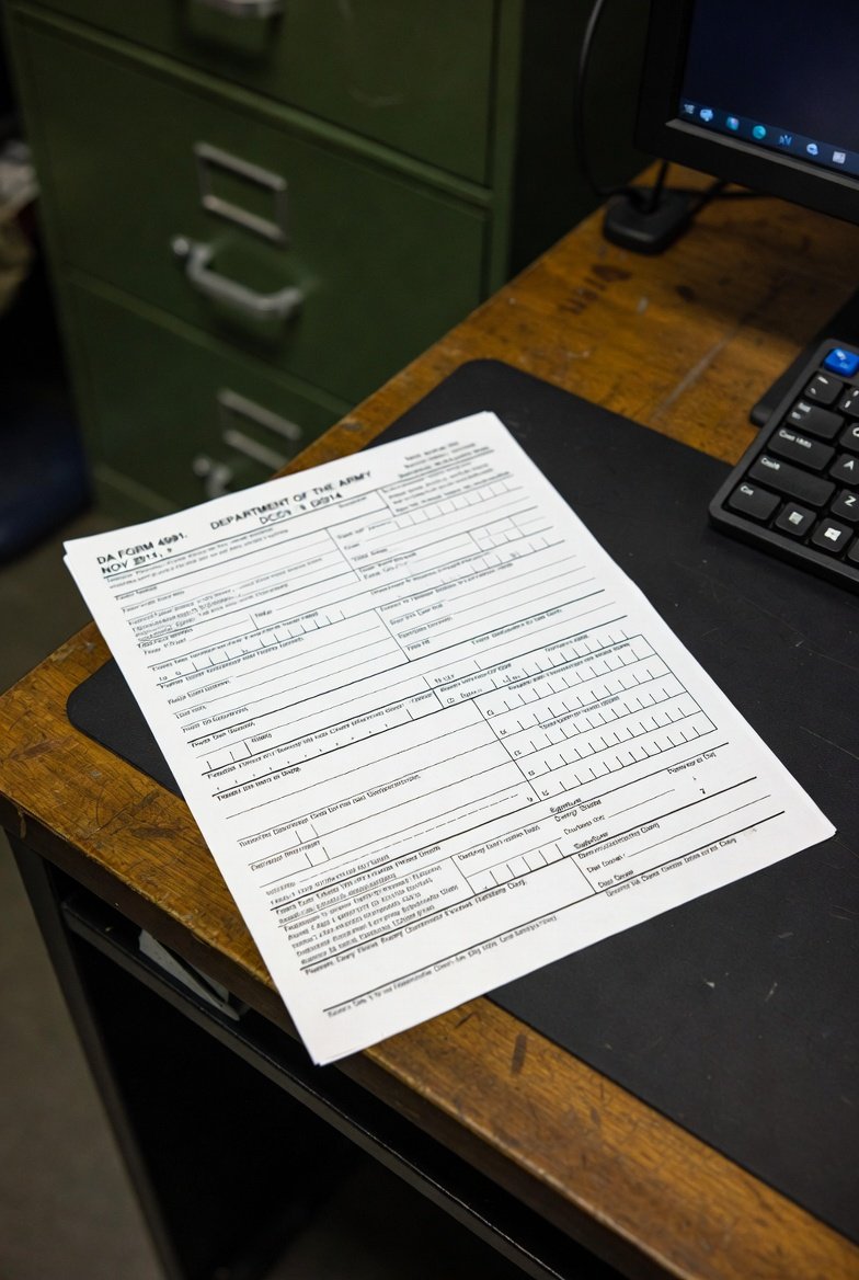 The heart of the Army DCSS statement is DA Form 4991-R (Declination of Continued Service Statement). This one-page document includes sections for career counselor counseling, soldier acknowledgment, and commander/1SG review.