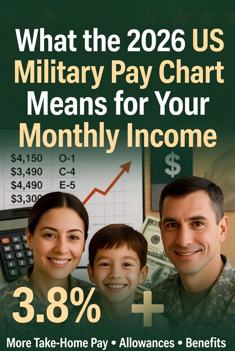 When you look at the US Military Pay Chart 2026, remember that base pay is only part of the story. Add BAH (housing), BAS (food), and any special pays, and your real income jumps significantly. A lot of E-5s and E-6s with dependents are effectively making $6,000–$9,000+ per month in high-cost areas.